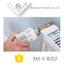 EM-V-B202 Standard Thermostatic Brass Angle Radiator Valve